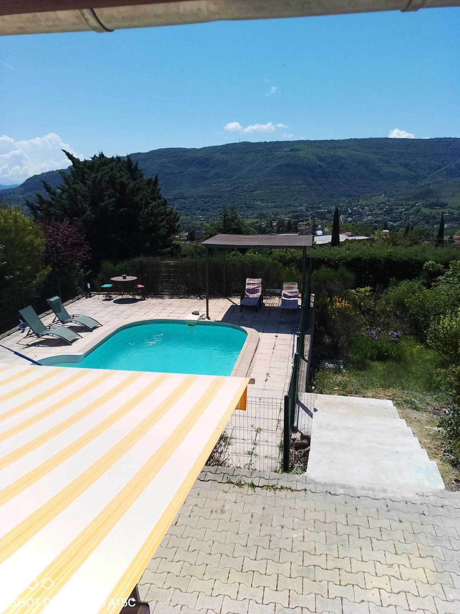 Maison Paisible A Veyras Avec Piscine Privee Et Vue Montagne Extérieur photo