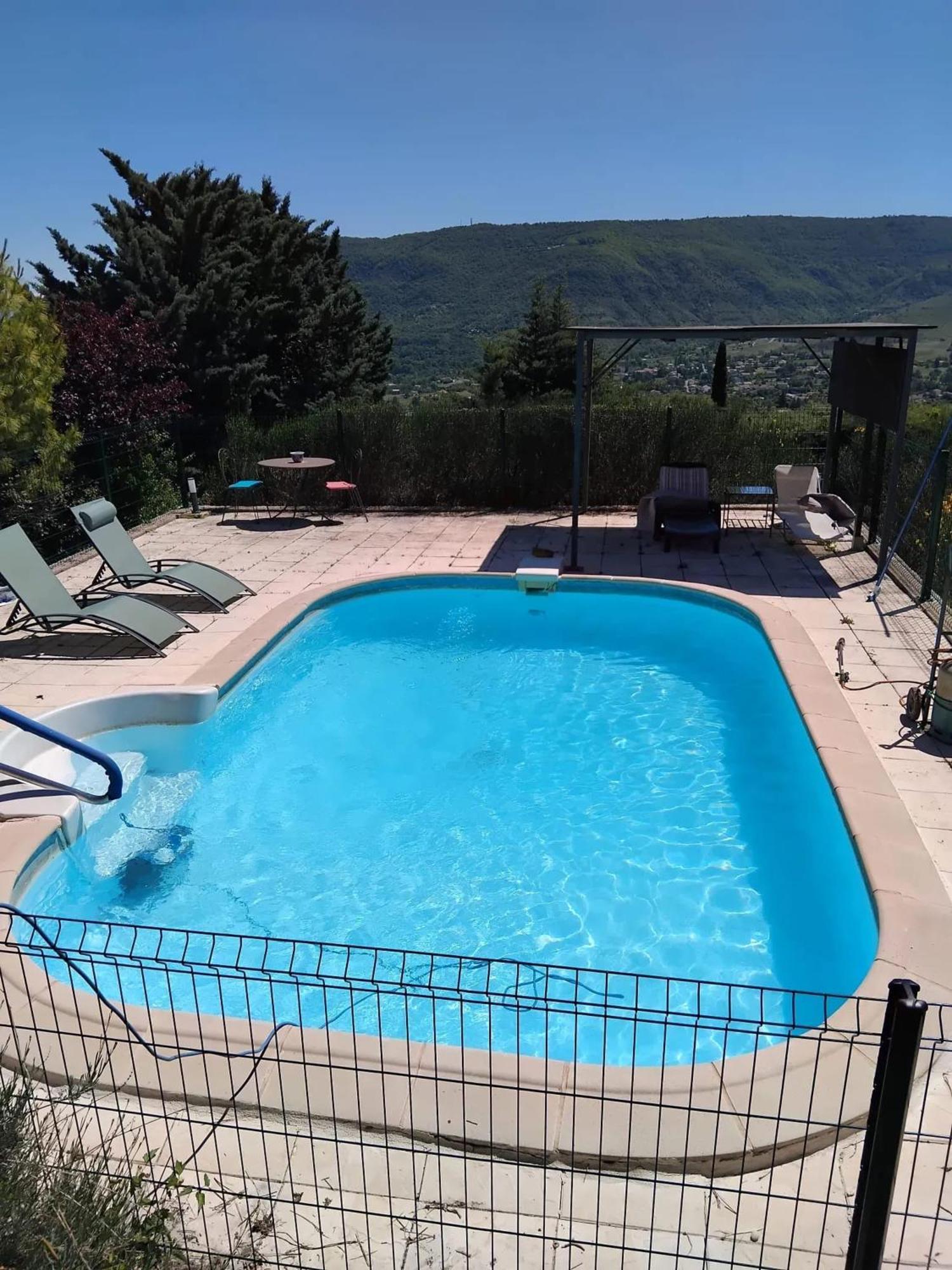 Maison Paisible A Veyras Avec Piscine Privee Et Vue Montagne Extérieur photo