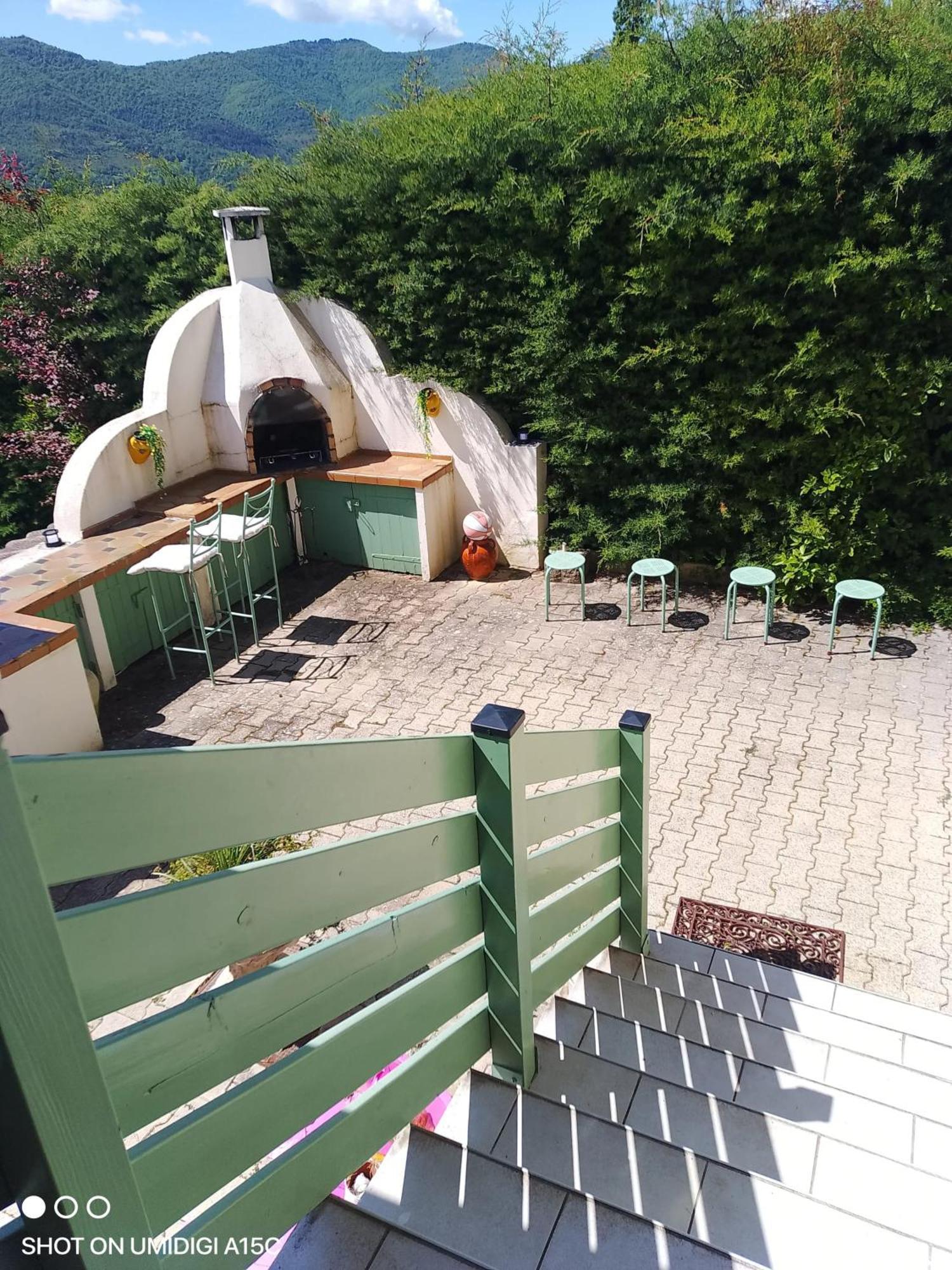 Maison Paisible A Veyras Avec Piscine Privee Et Vue Montagne Extérieur photo